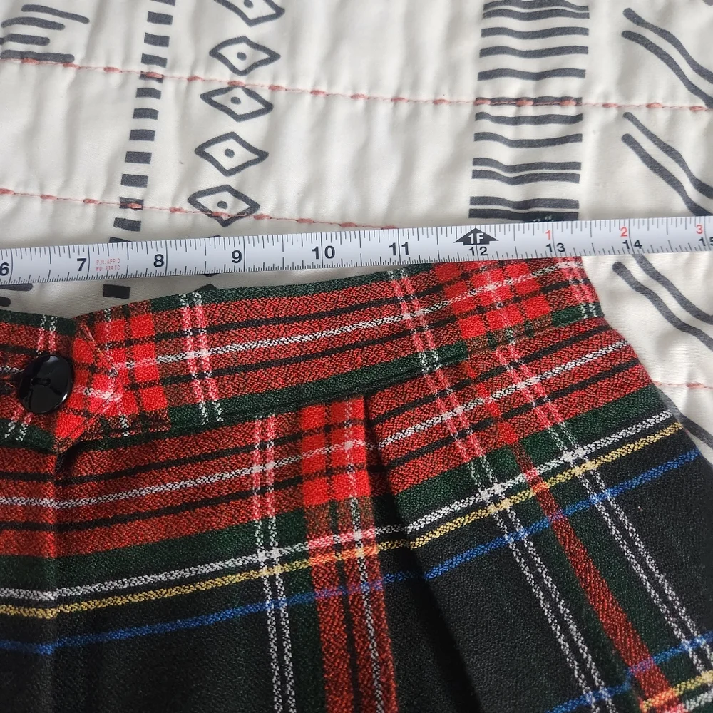 Vintage Michelle New York Plaid Holiday Print 10